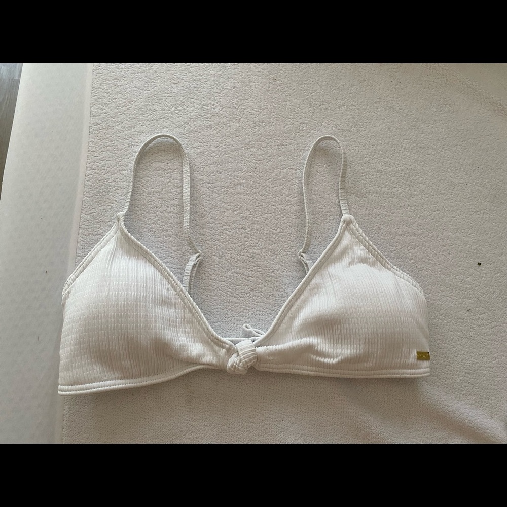 Roxy white bikini top